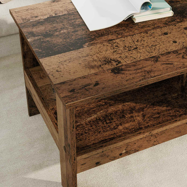 Couchtisch Altholz 90x50 cm