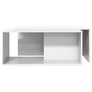 Weißes Couchtisch Set, 2-teilig