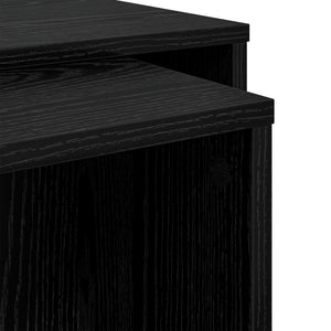 Schwarz Eiche Couchtisch Set, 2-teilig