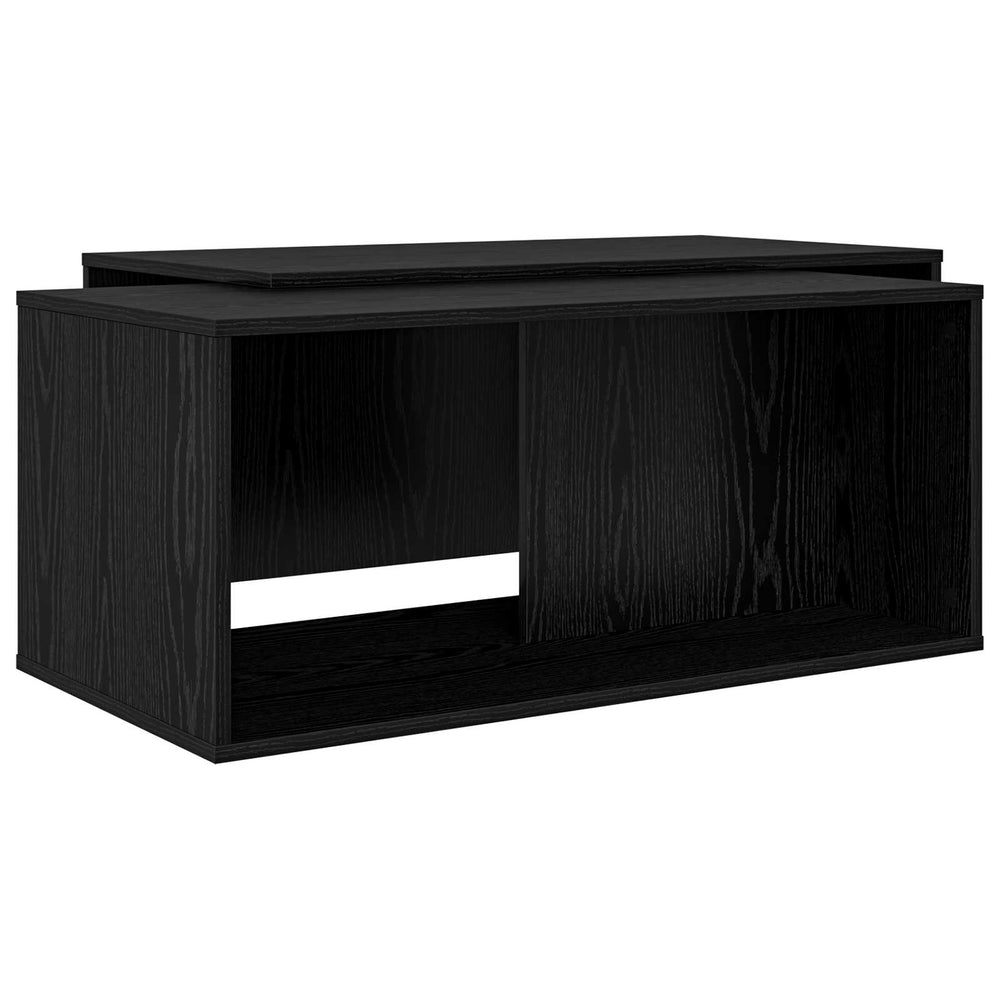 Schwarz Eiche Couchtisch Set, 2-teilig