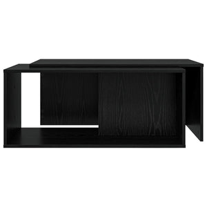 Schwarz Eiche Couchtisch Set, 2-teilig