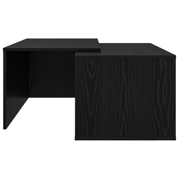 Schwarz Eiche Couchtisch Set, 2-teilig