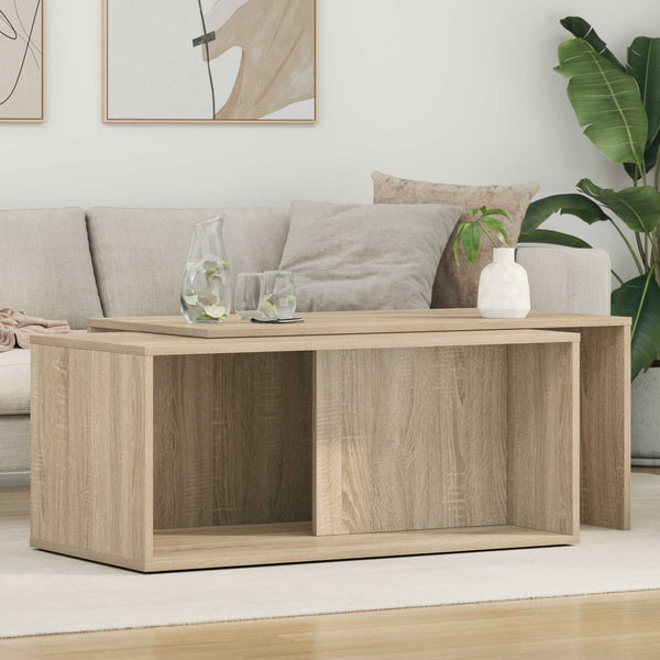Sonoma Eiche Couchtisch Set, 2-teilig