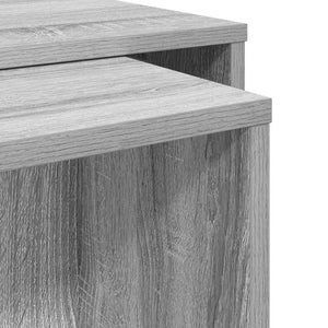 Graues Couchtisch-Set, 2-teilig