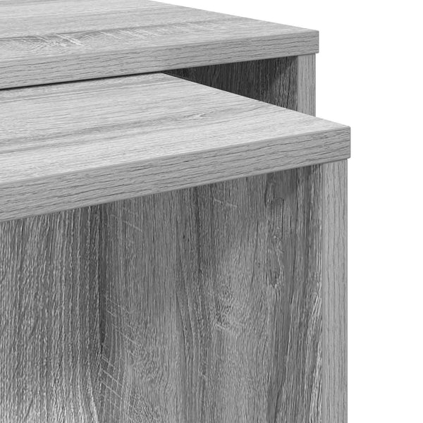 Graues Couchtisch-Set, 2-teilig
