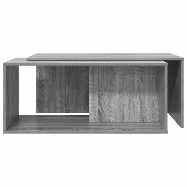Graues Couchtisch-Set, 2-teilig