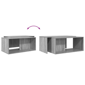 Graues Couchtisch-Set, 2-teilig