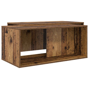 Couchtisch Set 2 Altholz