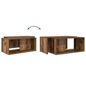 Couchtisch Set 2 Altholz