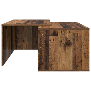 Couchtisch Set 2 Altholz