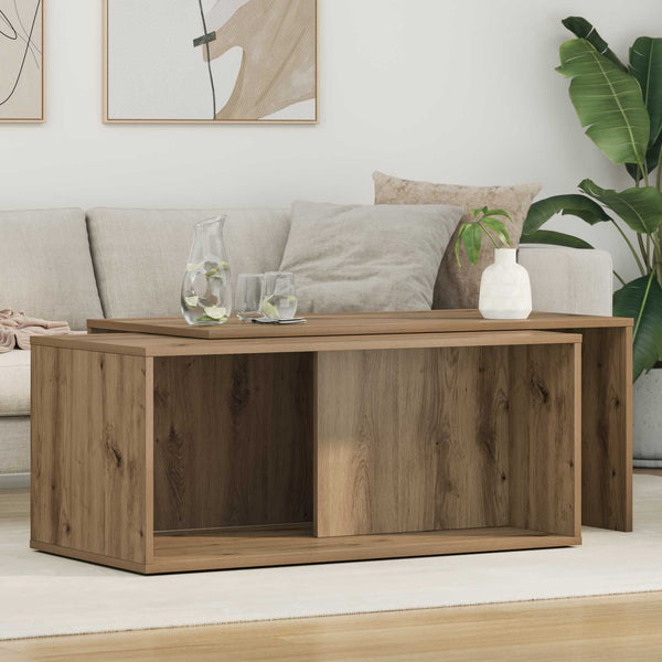 Couchtisch Set, Artisan Eiche, 2-teilig
