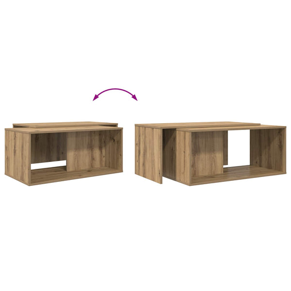Couchtisch Set, Artisan Eiche, 2-teilig