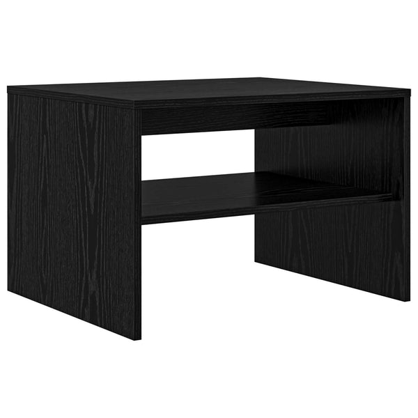 Schwarzer Couchtisch Eichen-Optik