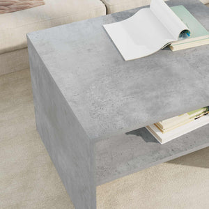 Beton Grau Couchtisch 60x50 cm