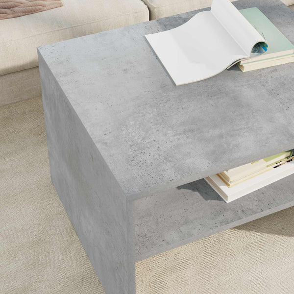 Beton Grau Couchtisch 60x50 cm