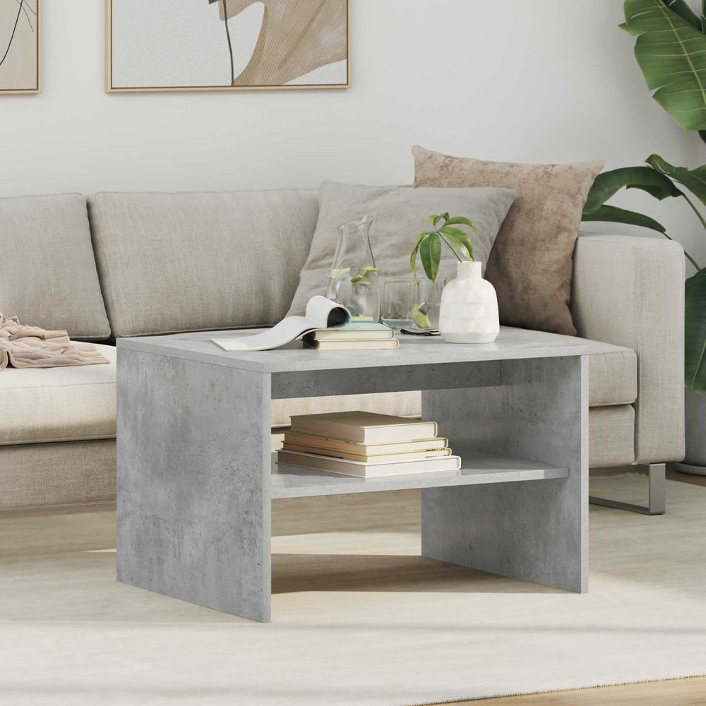 Beton Grau Couchtisch 60x50 cm