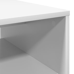 Weißer Couchtisch 80x50 cm