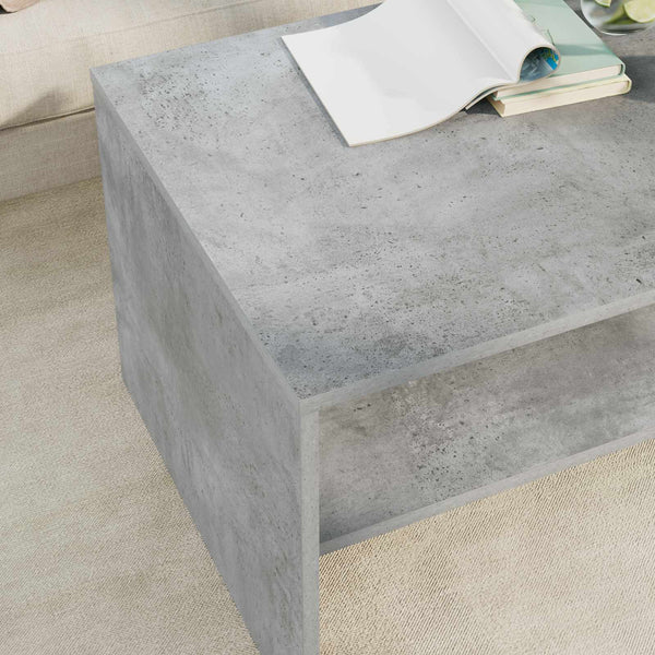 Couchtisch Beton Grau 80x50 cm