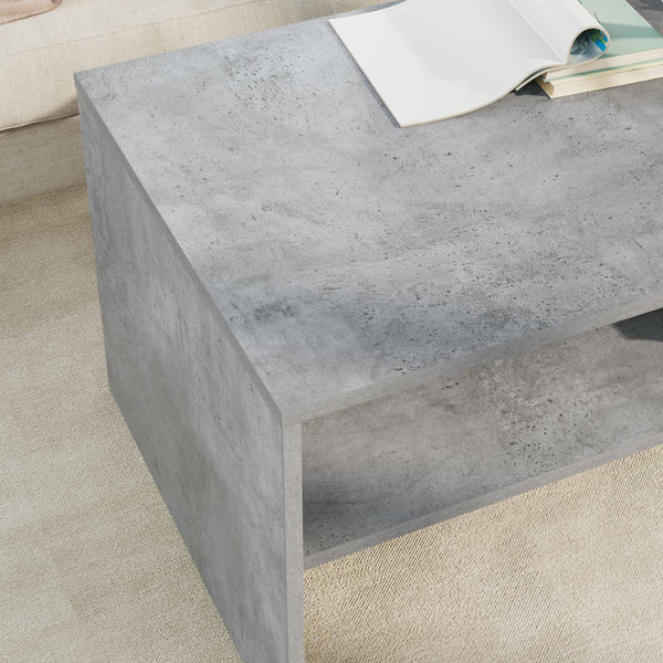 Couchtisch Beton Grau 100x50 cm