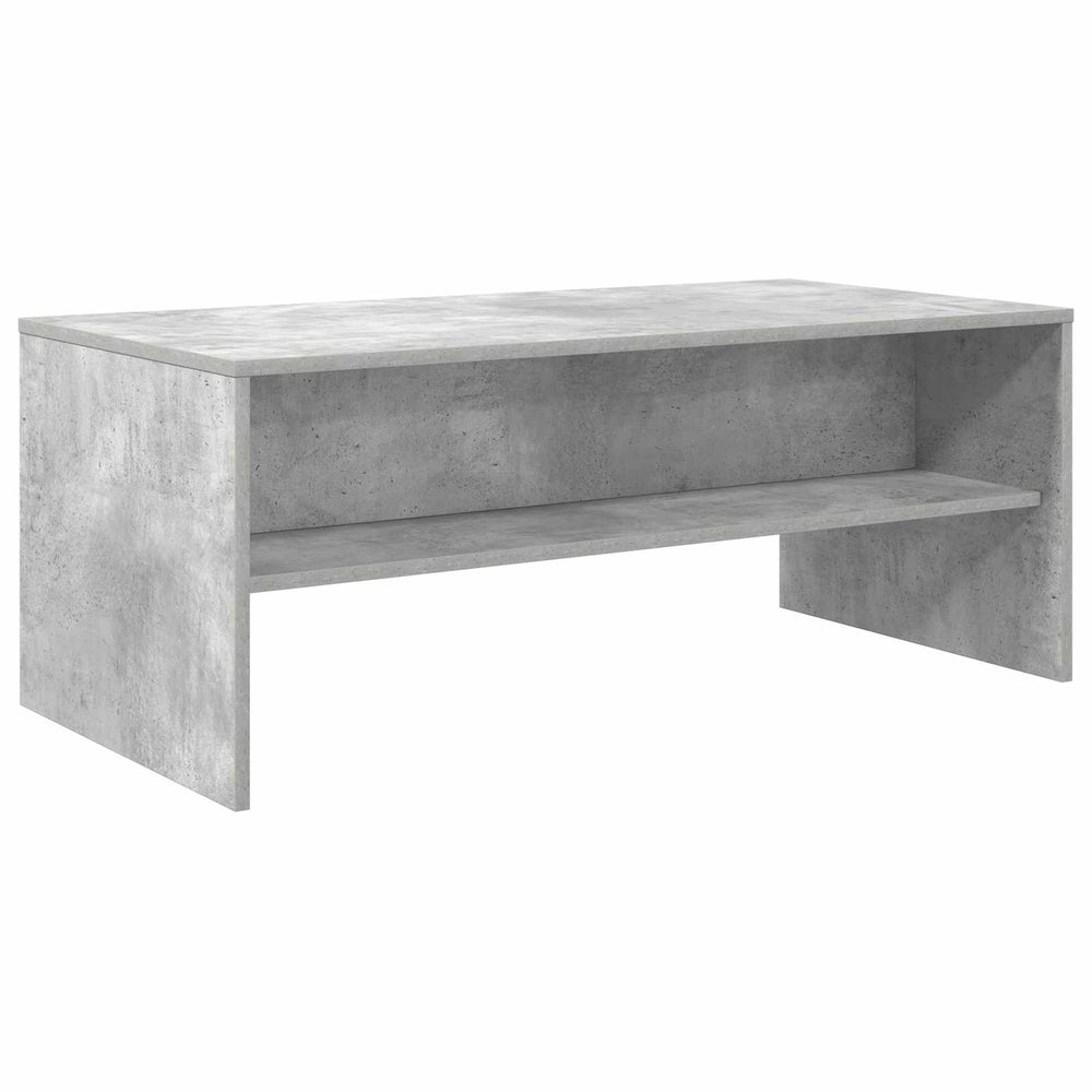 vidaXL Coffee Table Concrete Grey 100 x 50 x 40 cm Engineered Wood
