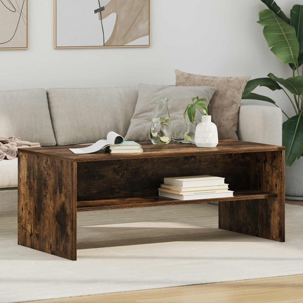 Couchtisch Geräucherte Eiche 100x50 cm
