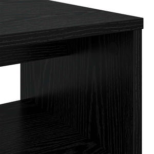 TV-Schrank Schwarz Eichen-Optik 60cm