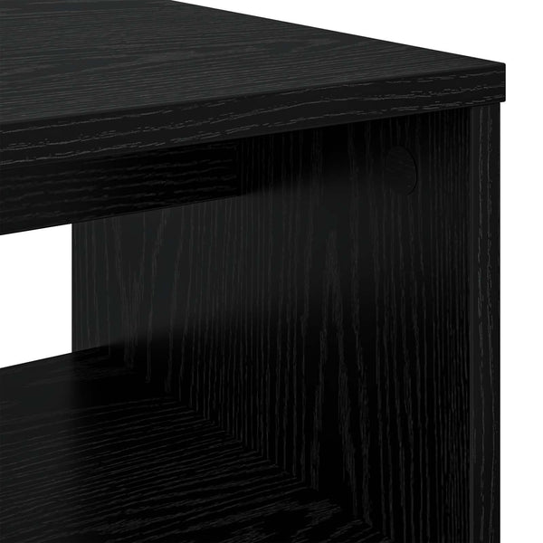 TV-Schrank Schwarz Eichen-Optik 60cm