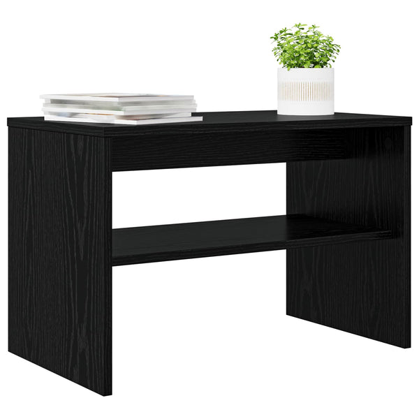 TV-Schrank Schwarz Eichen-Optik 60cm