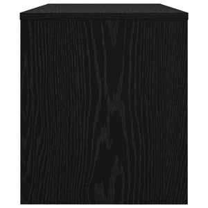 TV-Schrank Schwarz Eichen-Optik 80 cm