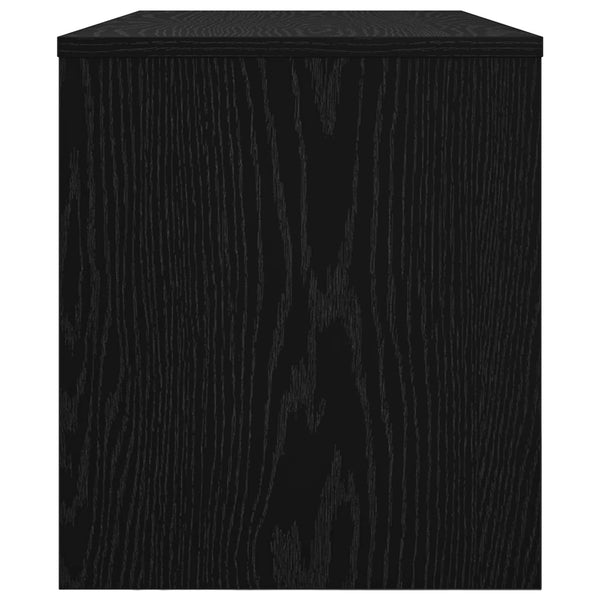 TV-Schrank Schwarz Eichen-Optik 80 cm