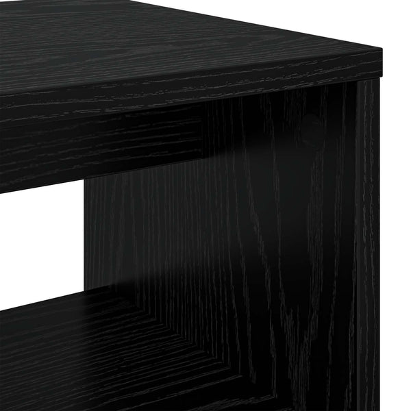 TV-Schrank Schwarz Eichen-Optik 60 cm
