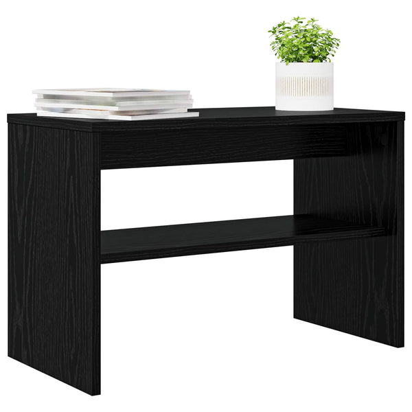 TV-Schrank Schwarz Eichen-Optik 60 cm