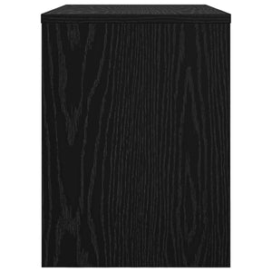 TV-Schrank Schwarz Eichen-Optik 60 cm