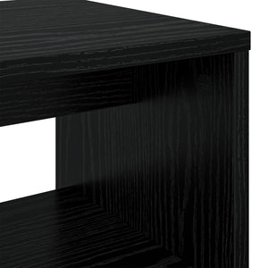 TV-Schrank Schwarz Eichen-Optik 80 cm