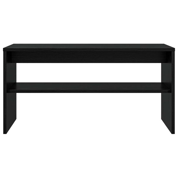 TV-Schrank Schwarz Eichen-Optik 80 cm