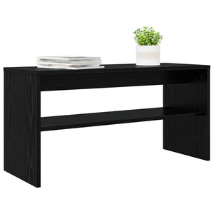 TV-Schrank Schwarz Eichen-Optik 80 cm