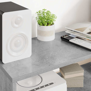 TV-Schrank Beton Grau 80 cm