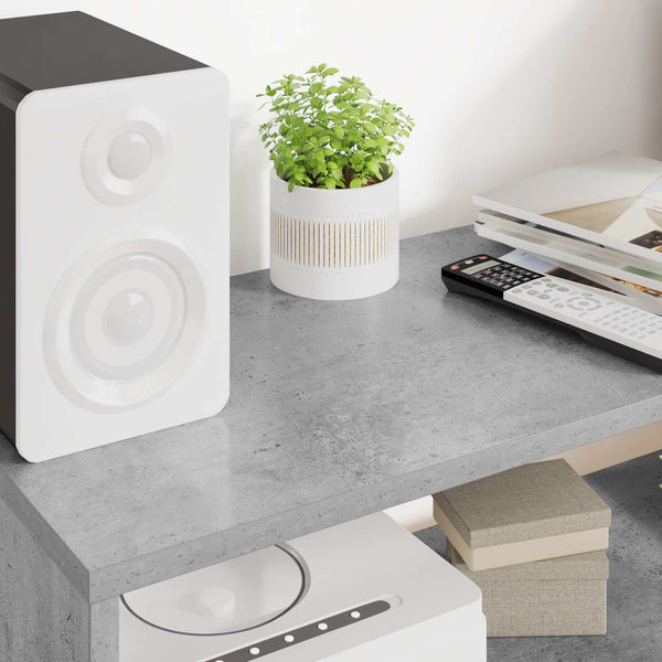 TV-Schrank Beton Grau 80 cm