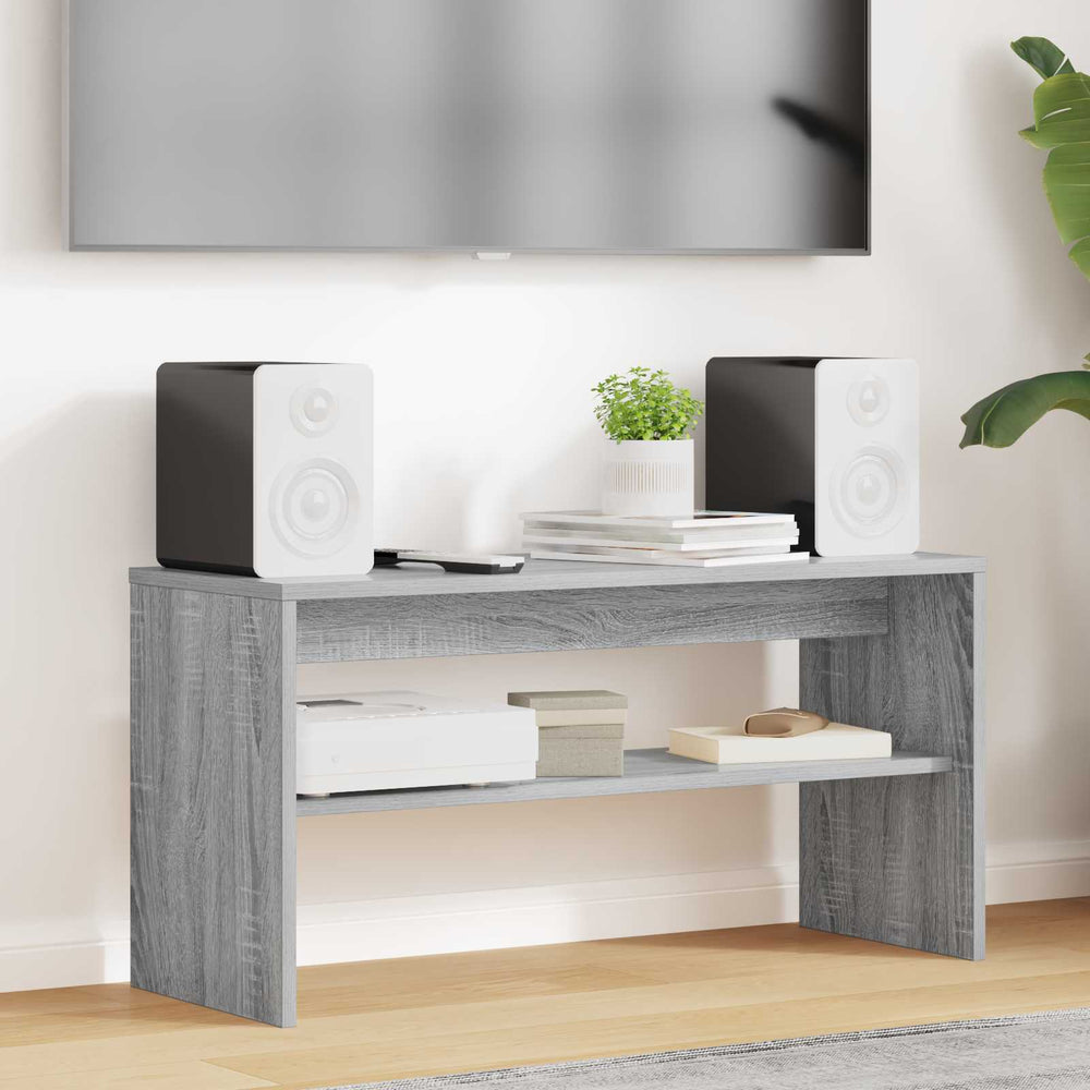Grauer TV-Schrank Sonoma, 80 cm
