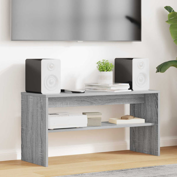 Grauer TV-Schrank Sonoma, 80 cm