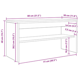 TV-Schrank Altholz 80 cm