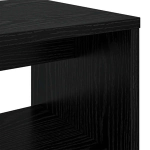 TV-Schrank Schwarz Eichen-Optik 100 cm