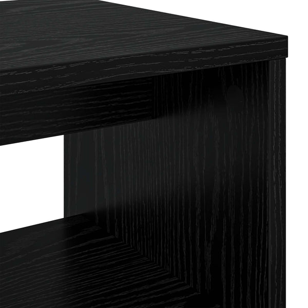TV-Schrank Schwarz Eichen-Optik 100 cm