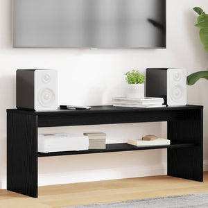 TV-Schrank Schwarz Eichen-Optik 100 cm
