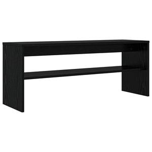 TV-Schrank Schwarz Eichen-Optik 100 cm