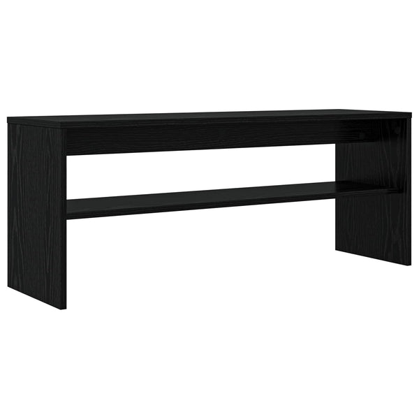 TV-Schrank Schwarz Eichen-Optik 100 cm