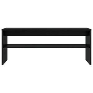 TV-Schrank Schwarz Eichen-Optik 100 cm