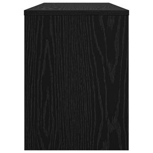 TV-Schrank Schwarz Eichen-Optik 100 cm