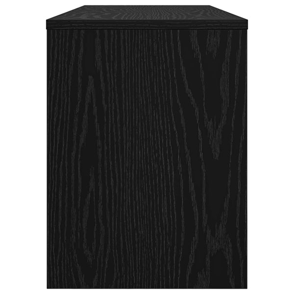 TV-Schrank Schwarz Eichen-Optik 100 cm