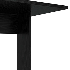Schwarzer Beistelltisch Eichen-Optik 45x40x62,5cm